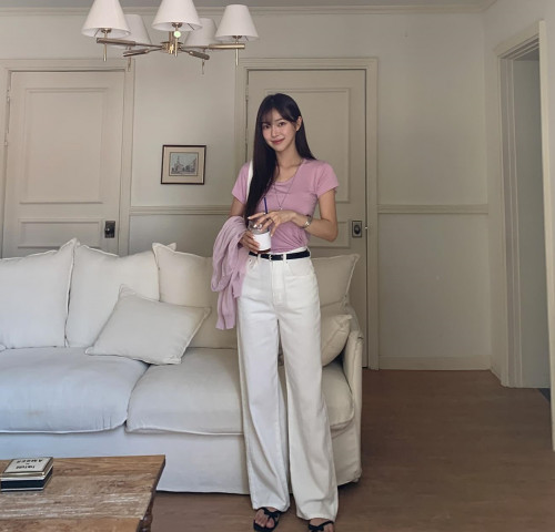 Quần jeans trắng