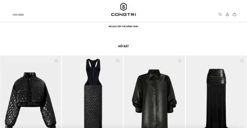 Trang web bán hàng của Công Trí vẫn còn hoạt động