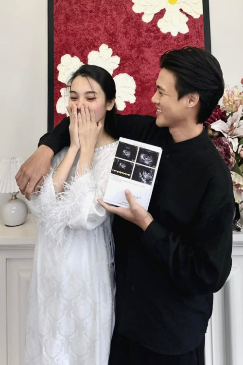 Quỳnh Lương được chồng yêu thương trong suốt thai kỳ