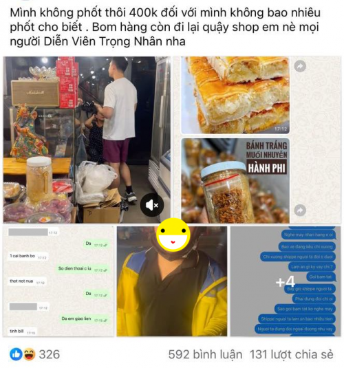 Chủ tiệm bánh bột