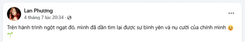 Lan Phương tìm lại bình yên