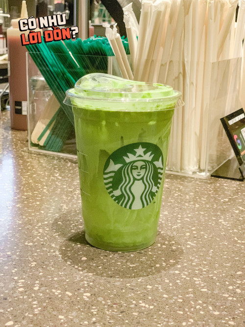 Món Pure Matcha with Coconut Water