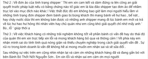 Chủ tiệm bánh bò trong vụ “phốt” diễn viên Trọng Nhân làm rõ tin đơn đặt hàng ảo để lừa shipper- Ảnh 3.