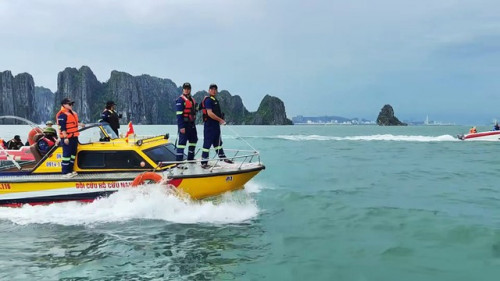 Hành trình tìm kiếm nạn nhân vụ chìm tàu trên Vịnh Hà Long- Ảnh 1.