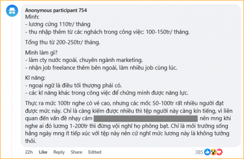 Chế lương 20 triệu mà vẫn chán, dân mạng quay sang hỏi nhau: Sao thu nhập trăm triệu/tháng hay vậy?- Ảnh 3.